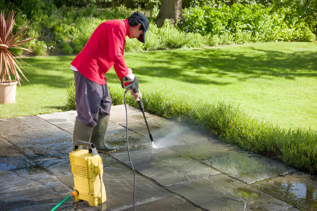 Clean Patio Pavers
