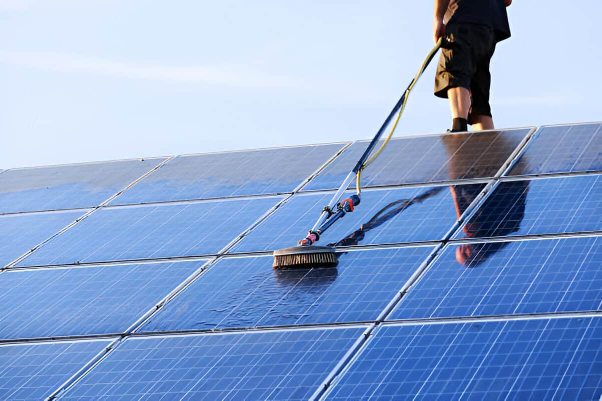 Cleaning Solar Panels