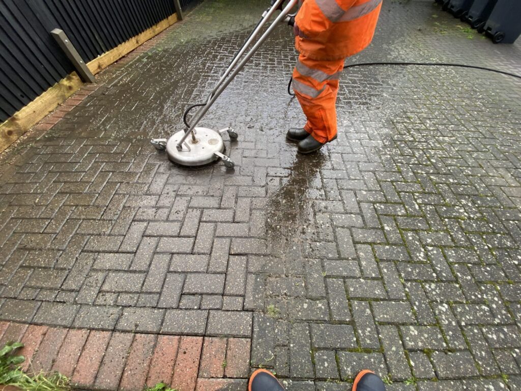 driveway pressure washing in San Diego